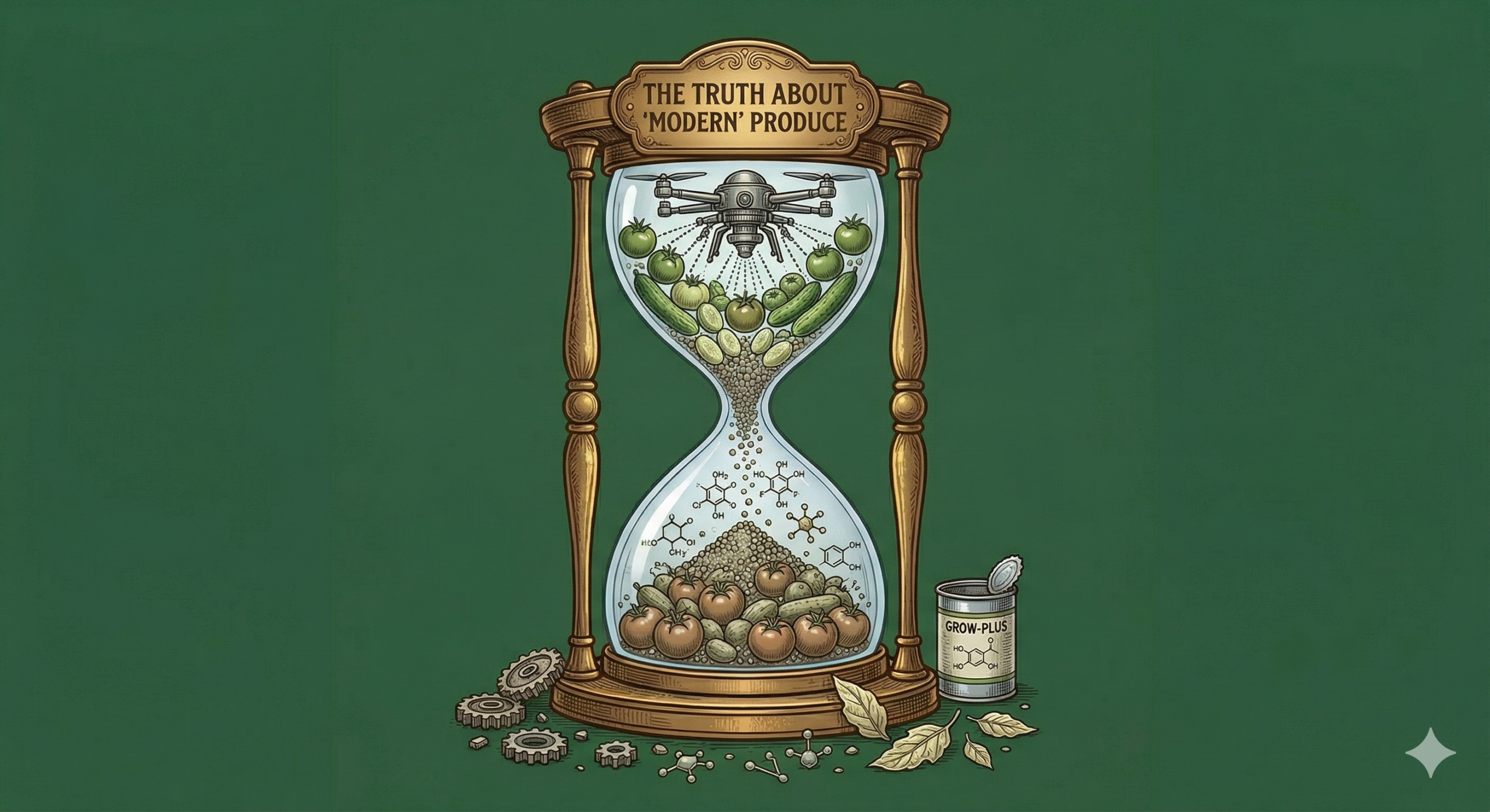 The Invisible Cost of Industrial Greens: The Truth About Modern Produce